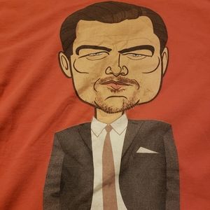 Leo dicaprio American apparel sustainable t shirt size medium